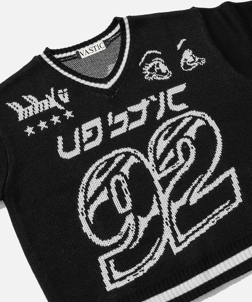 VASTIC 92 Graphic Knit_Black