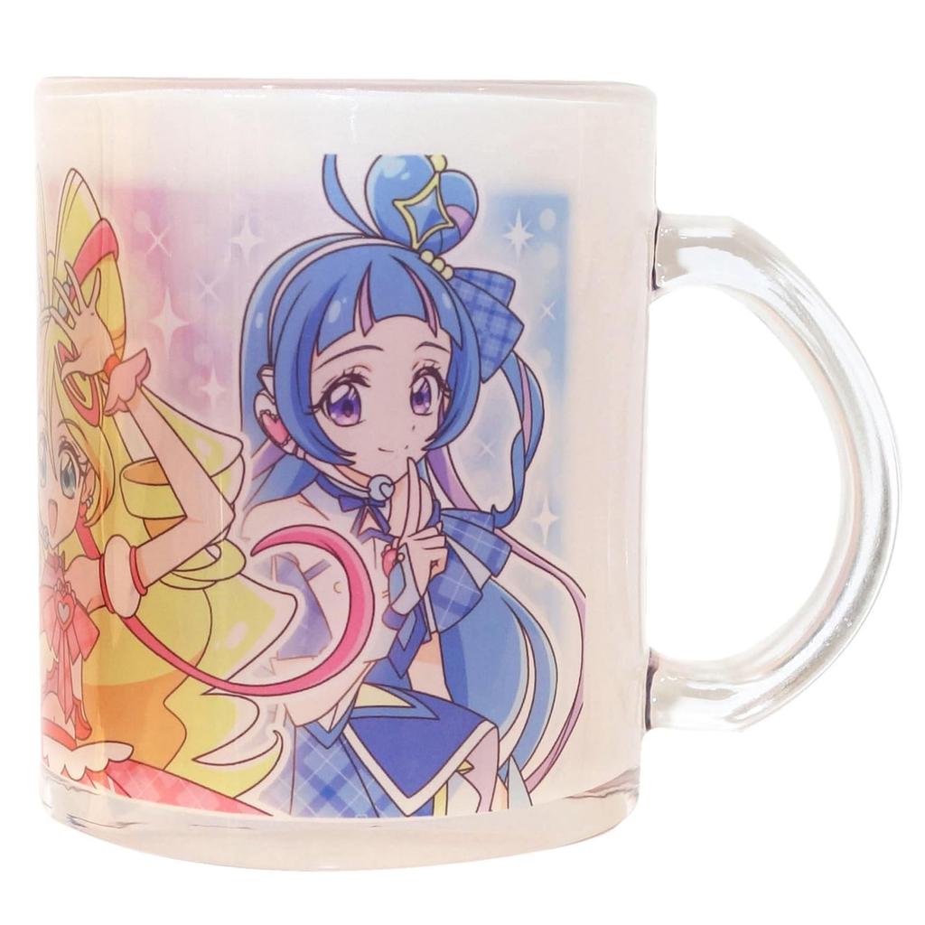 Kimi To Idol Mug Glass Mug 320ml Tableware Goods Miscellaneous Goods Made In Japan 075136 PreCure Approx.