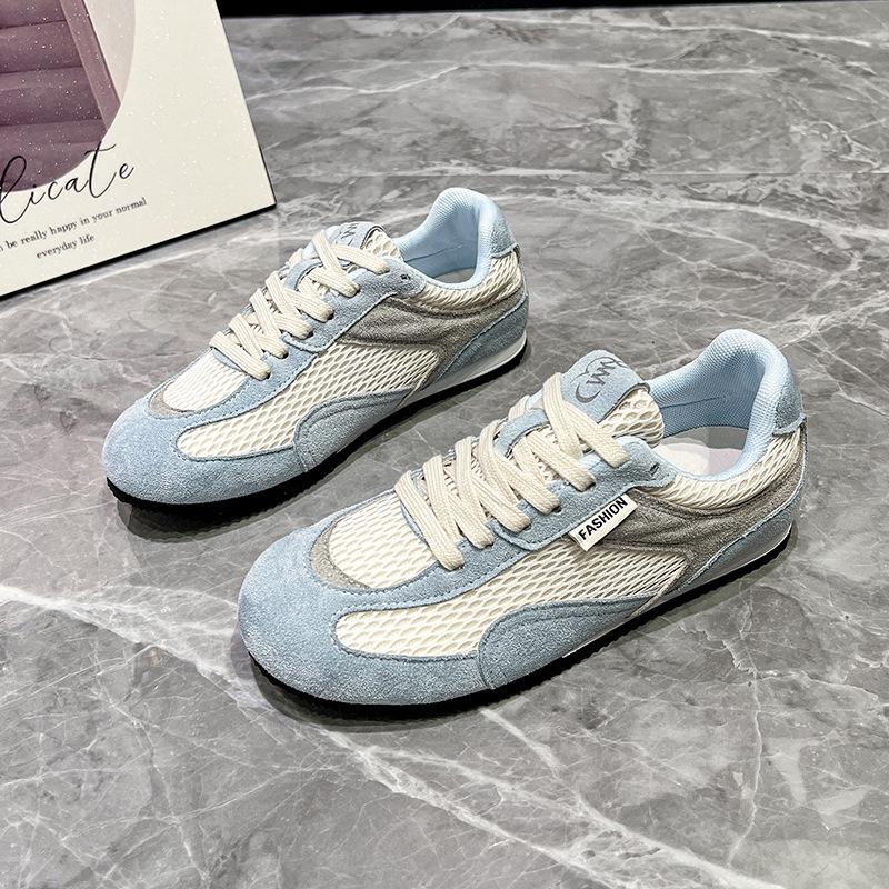 Sports Women's Shoes 2025 New Summer Thin Mesh Shoes Breathable Mesh Sports and Leisure Shoes Lightweight Forrest Gump Travel Shoes