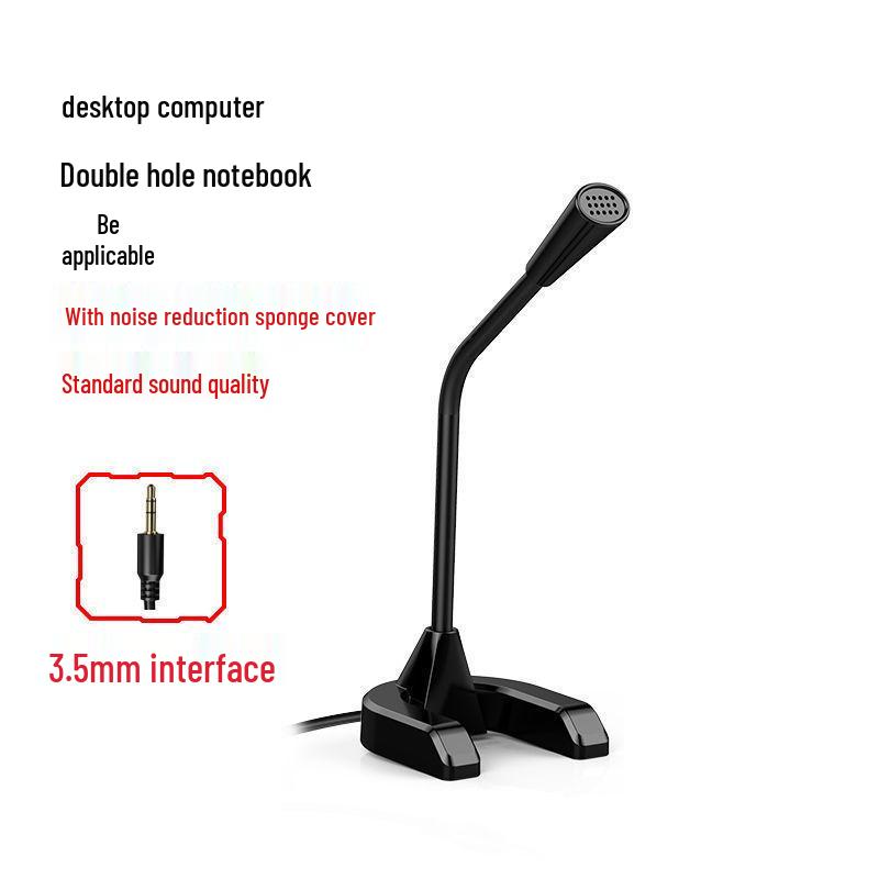 Universal Noise Reduction Desktop Microphone for Gaming, Streaming, and Singing - Driver-Free