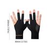 Billardhandschuh Linke Hand Drei-Finger-Handschuhe Anti-Rutsch Elastizität Snooker Billard Trainingshandschuhe Zubehör für Männer & Frauen