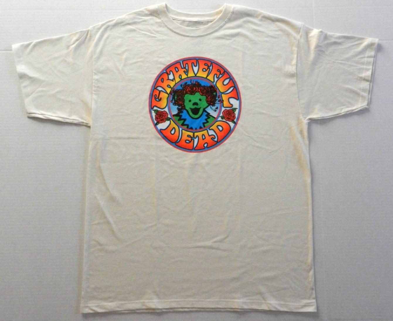 26 Grateful Dead Bear Rose Logo T-Shirt New Unisex T-Shirt M