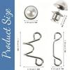 Clothing Accessories Adjustable Button Pins Easy To Install No Sewing Button Clip No Sewing Required Pant Waist Tightener Skirts