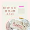 1 Set Unghie Artificiali French Tip Unghie Finte Staccabili Press On Unghie Mandorla Copertura Totale Unghie da Incollare per Donna