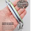 Metal Material Biomimetic Lure 60g Weight Hairtail Pattern Anchovy Design  Saltwater Fishing