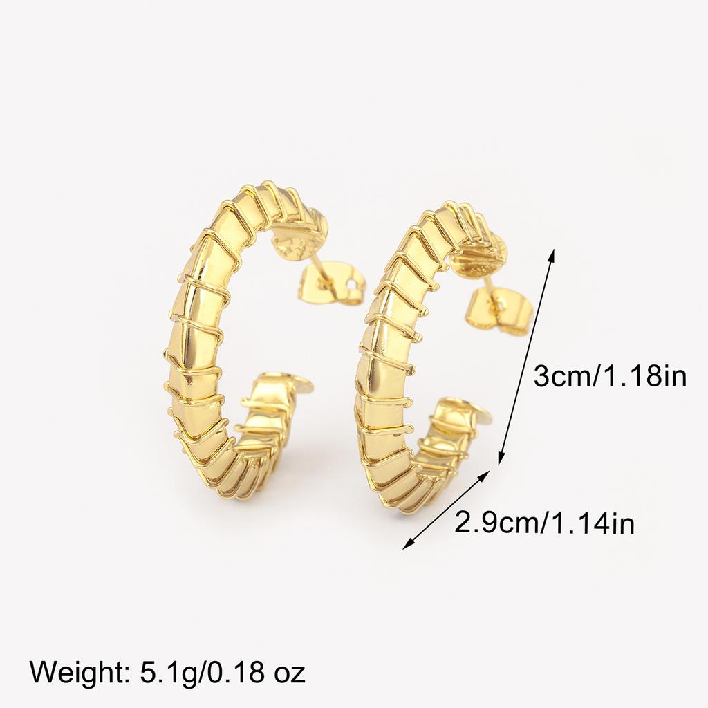 Nidin New Retro Creative Big Circle Hoop Earrings For Women  Female 4 Styles Irregular Geometric Ear Jewelry Wedding Party Gifts