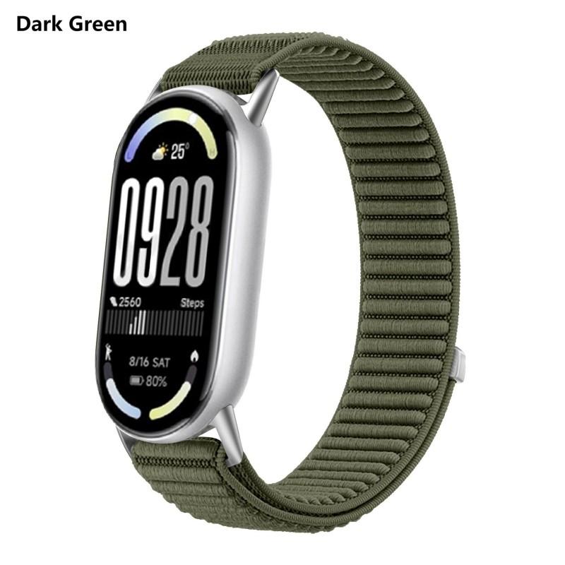 Nylon Loop Strap For Xiaomi Mi Band 10 9 8 Replacement Wristband Bracelet For Xiaomi Mi Band 9/ 10 /8 NFC Watchband Accessories