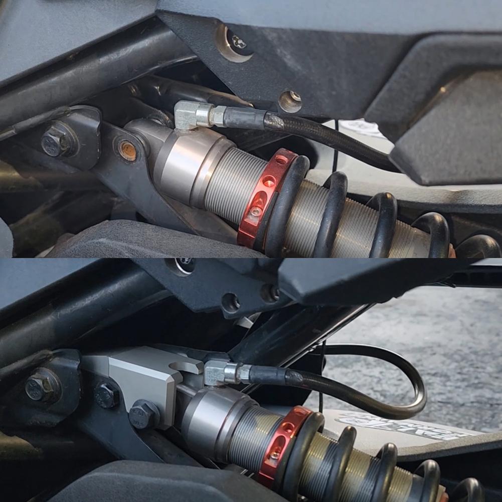 Sada prodlužovačů zadních tlumičů motocyklu Zvýšení výšky Zvedací adaptér Kompatibilní pro Can-Am Ryker SE Performance 3 Sits Tlumič