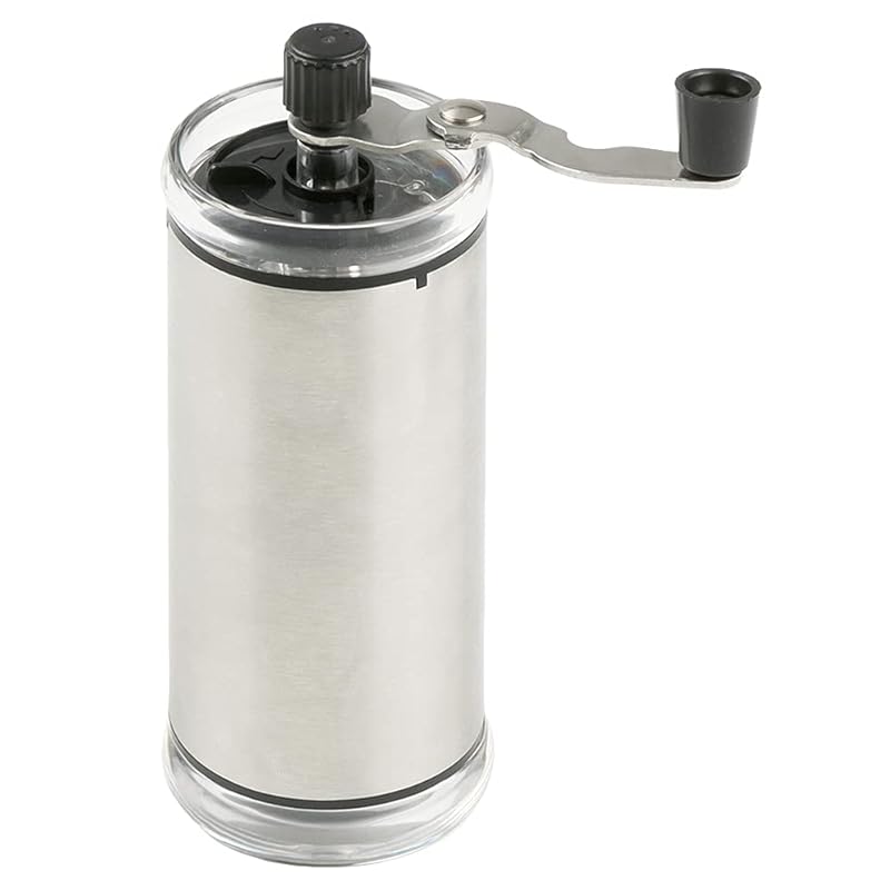 

Takeda Corporation [coffee mill/hand crank] silver 6.3×6.3×15.5cm hand-cranked coffee mill CMG-2