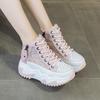 6772 Women's Shoes New Summer Satin Embroidery Printing Breathable