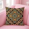 Bohemian Ethnic Decorative Cushion Cover Linen Pillowcase Cover Soft Decor for Sofa Home Room