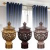 4Pcs/set Fashionable Roman Pole Sealing Plug Curtain End Cap Cover  Drape Rod Accessory