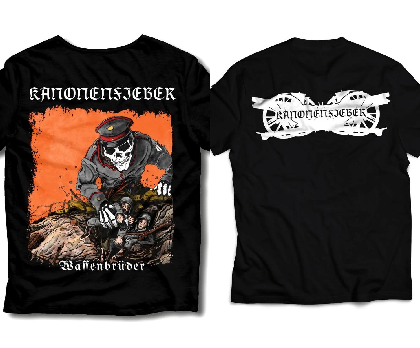 

New 2026 Rock Punk Tops Gothic Dark Heavy Metal Tshirt Kanonenfieber Pirnt Casual Streetwear FeUnisex Unisex Unisexs Clothes T Shirt S