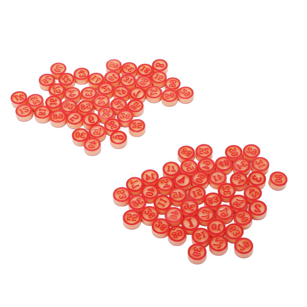 Number Board Game Pieces Plastic Solid Interactive Numbers 1?90 Pieces for Party Entertainment