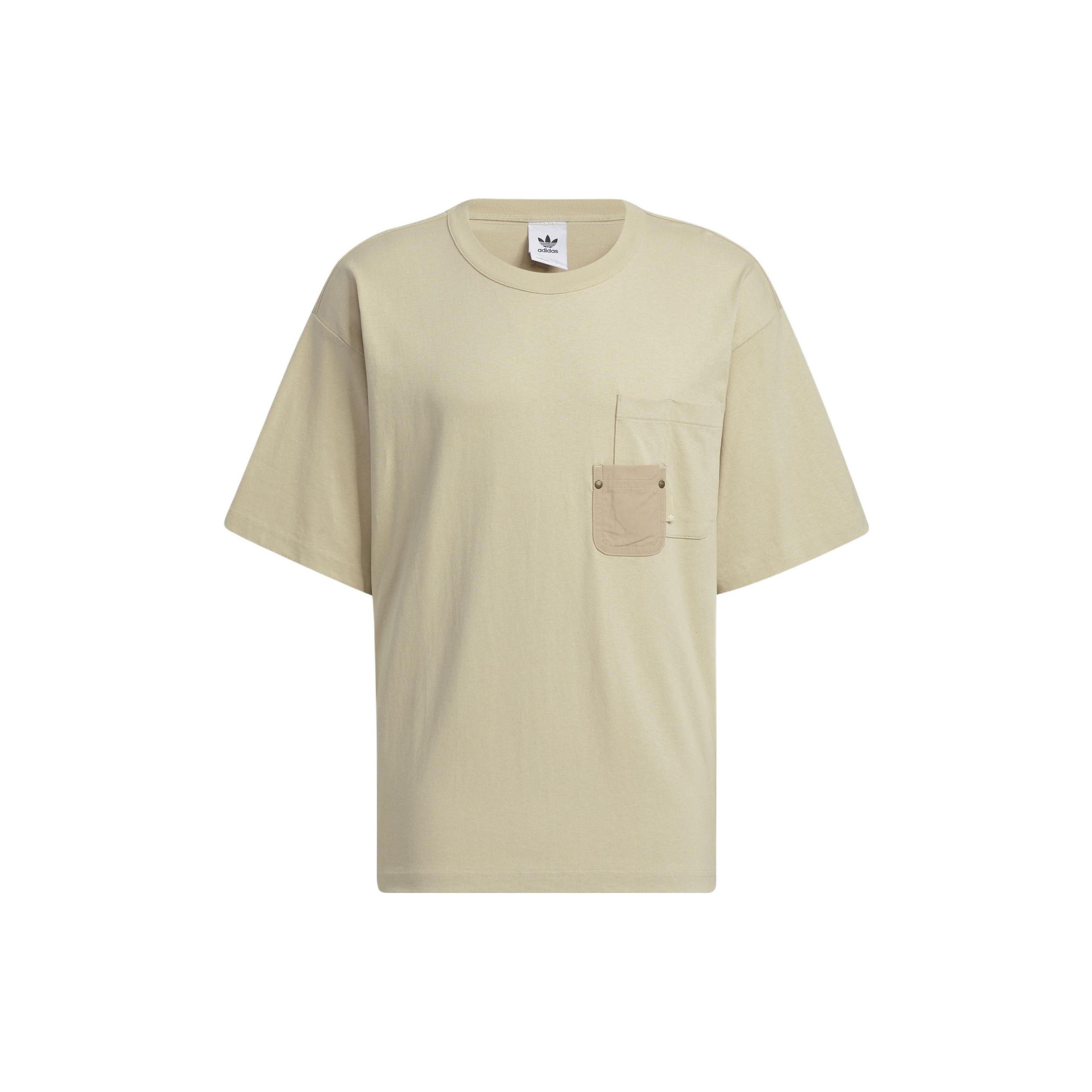adidas originals Adicolor Pocket Tee  Beige  Men s HM7991 M