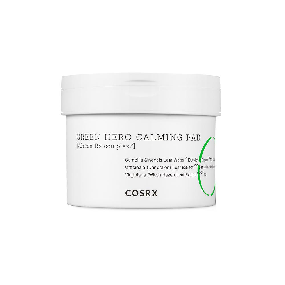 

[COSRX] Успокаивающая подушечка One Step Green Hero, 70 шт.