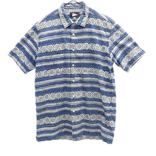 Pilgrim made in Japan Overall handle Short sleeve shirt S Blue Men's Used