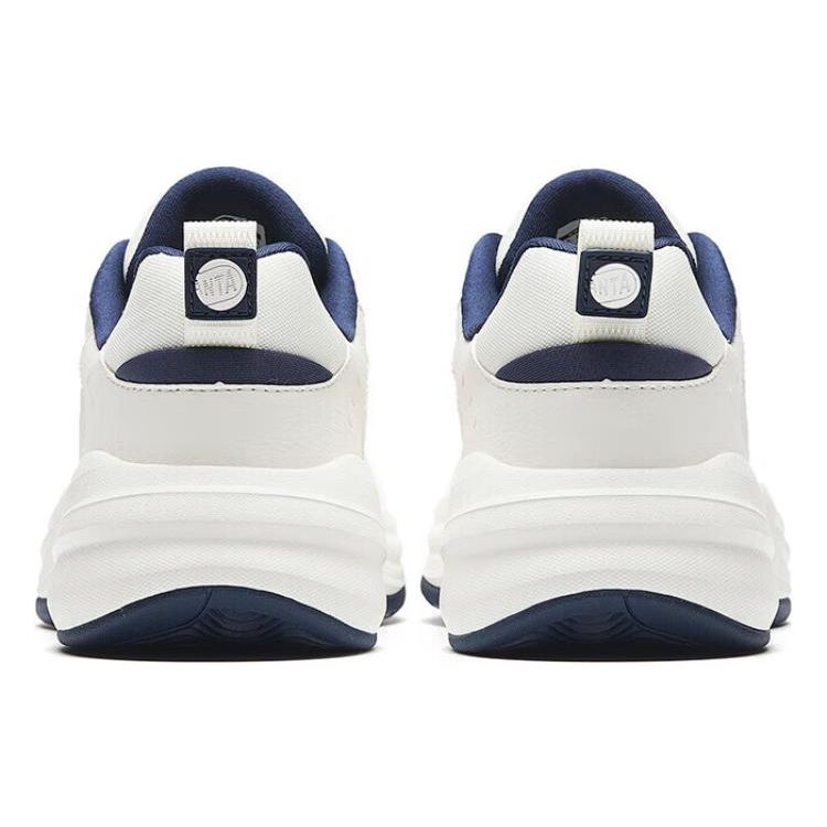 Anta Ace Fabric Retro Durable Low-Top Dad Shoes Women sneaker White Blue 922338802-1