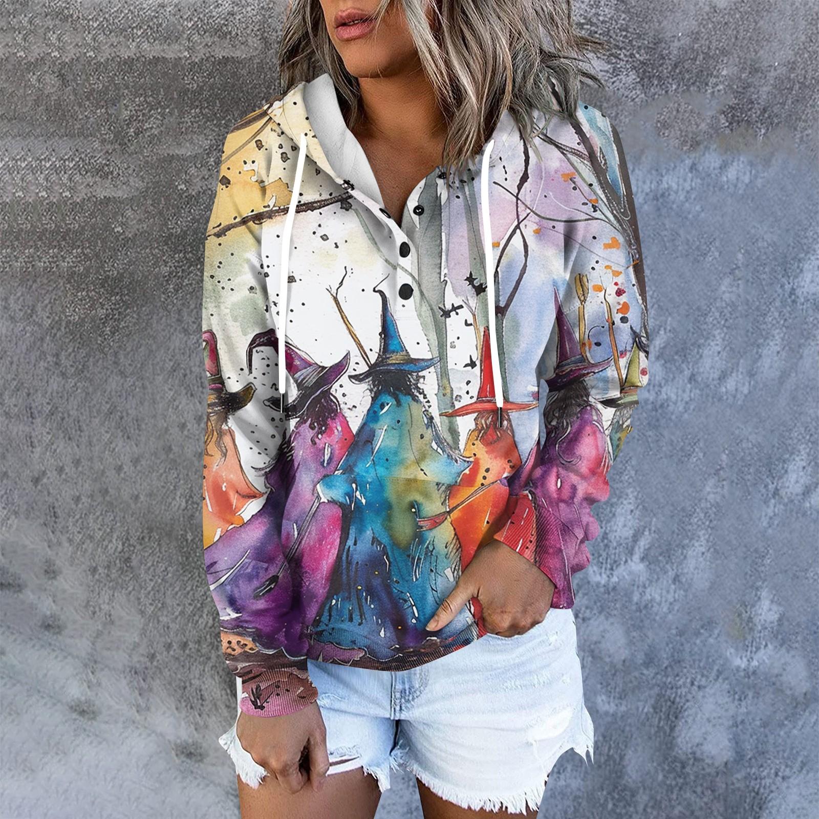 

Женская повседневная модная толстовка с длинными рукавами и круглым вырезом с принтом XXL