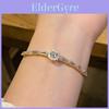 Zircon Crystal Bracelet With Gold Or Silver Finish For Fashion Women