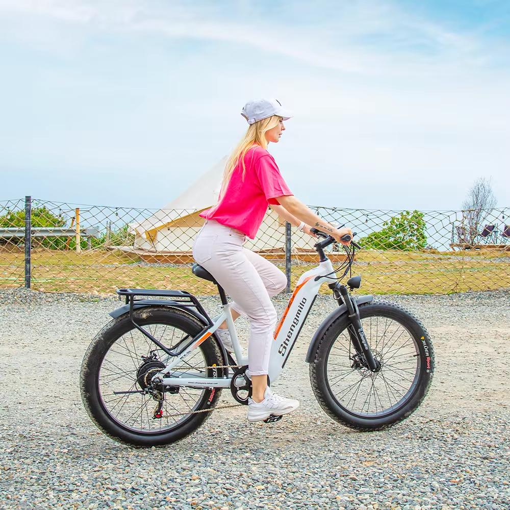 Shengmilo Mx06 Pro Electric Bike 2000W Dual Motor Electric Bicycle Fat Bike Electric 26" E-bike 48V 17.5AH Battery Ebike