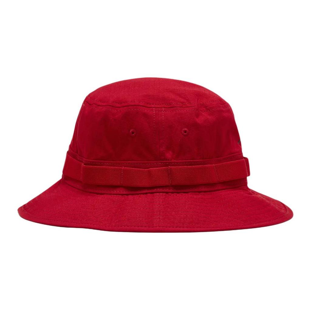 Nike Logo Design Cotton Nylon Spandex Polyester Rubber Fisherman Hat Unisex Hats Red HM5753-687