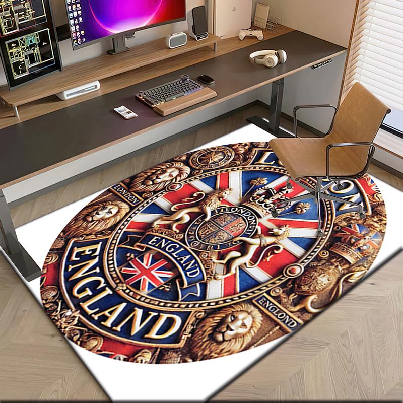 1pc British Empire London England Carpet Rug for Living Room Bedroom Home Sofa Decoration,Kids Play Non-slip Floor Mat