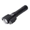 Triple Head Flashlight Aluminum Alloy ABS 2600mah USB Rechargeable Aircraft Shaped Multifunction Lamp with Bracket for Outdoor Adventure Cycling