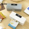 Portable Bag Sealer Mini Sealer, Rechargeable Machine with LED Power Display, 8 Gear Adjustable Kitchen Resealer Heat and Cutter, for Chips