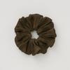 THE RYE Suede Pleats Scrunchie(Khaki)