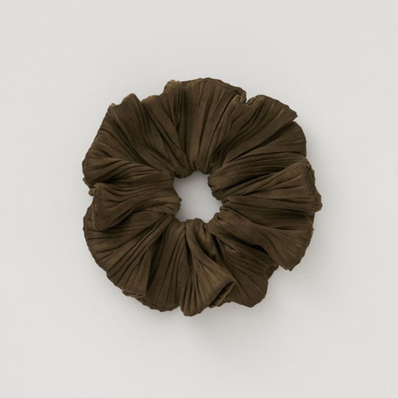 

THE RYE Замшевая резинка-скранчи с плиссировкой(хаки) FREE