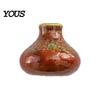 Locker Magnet Mini Ceramic Vase Refrigerator Magnet, 3D Chinese Style Flower Kitchen Decoration Fridge Home Office