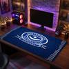 Portsmouth FC Theme Pattern Mouse Pad, Soccer Logo Design XXL Gaming Desk Mat Non-Slip Computer Mouse Pad