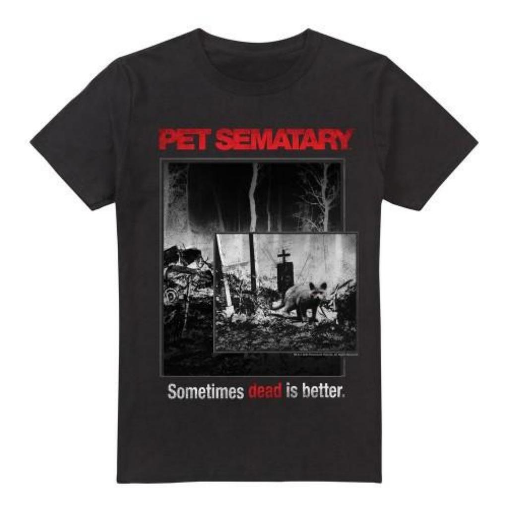 T-shirt da uomo con poster di gatto Pet Sematary