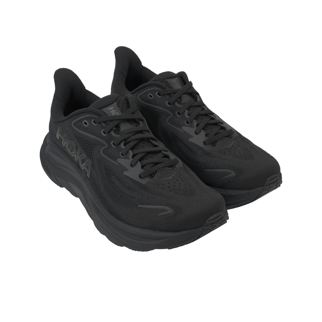 HOKA Clifton 10 Wide Triple Black Men Sneakers 1162032-BBLC