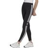 adidas Originals Color Block Side Stripe Logo Print Slim Fit Sports Pants Women Bottoms Black IB7305