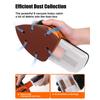 Levigatrice per dettagli Mouse TS-SD2 da 230 W con carte abrasive Levigatrice per cartongesso Sistema efficiente di raccolta della polvere Utensili elettrici
