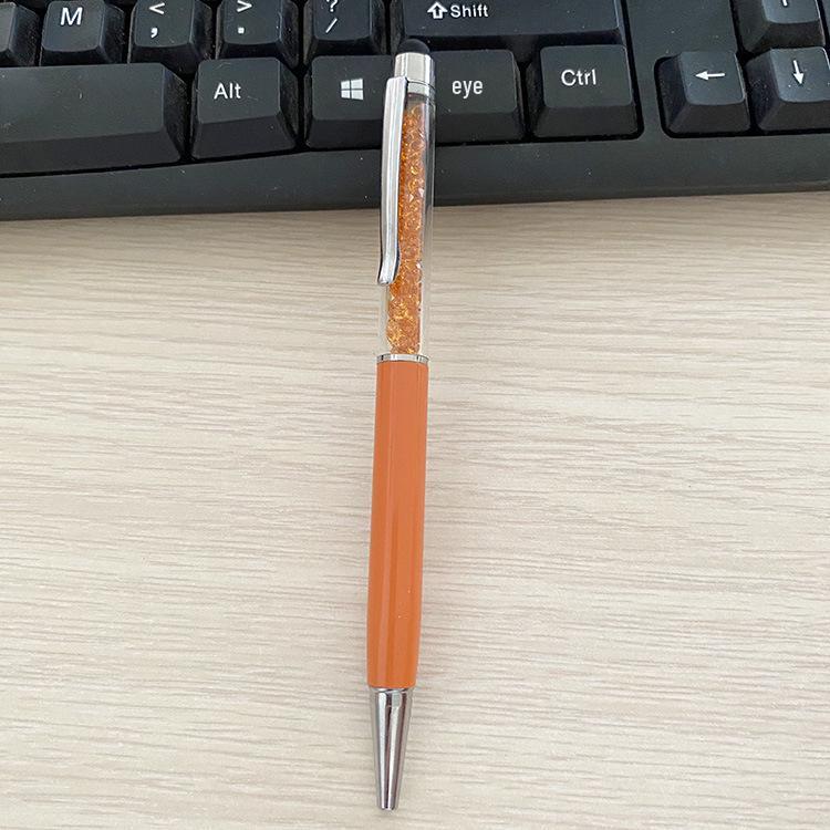 Sailai Crystal Diamond Metal Ballpoint Pen - Twist Design with Customizable Logo Option