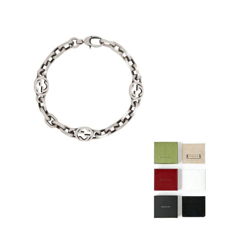 GUCCI Interlocking G Chain Bracelet In