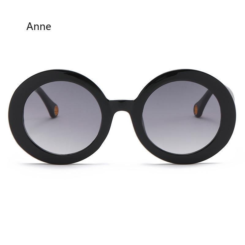 Design Round Women Sun Glasses Men Oversized Fashion Candy Color Outdoors Popular Gradient Color Goggles Uv400