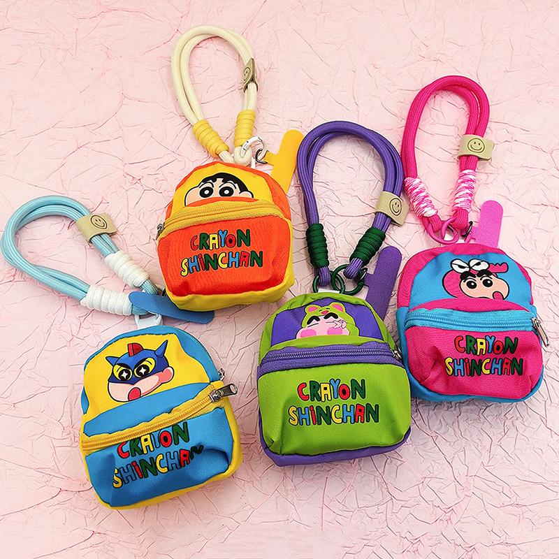 Mobile Phone Lanyard Wallet Earphone Case Storage Bag Anti Throwing Wrist Strap Cartoon Gifts For Boys Girl