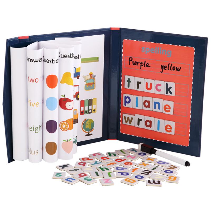 Magnetic Word Spelling Toy: Children's Educational English Game for Early Learning
