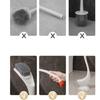 Modern Bathroom Cleaning Creative Toilet Brush and Holder Deep Cleaning Brush