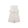 Jordan Hitzewelle Atmungsaktiver Web-Flug-Jumpsuit Shorts Damen-Shorts Weiß DC2125-072