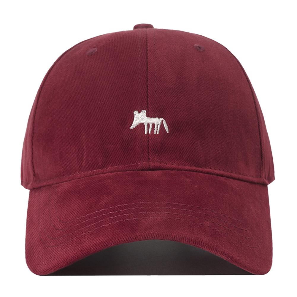Embroidered Baseball Hat Peaked Snapback Cap Adjusted Large Head Circumference Hats For For Men And Women Latest Animal Fox