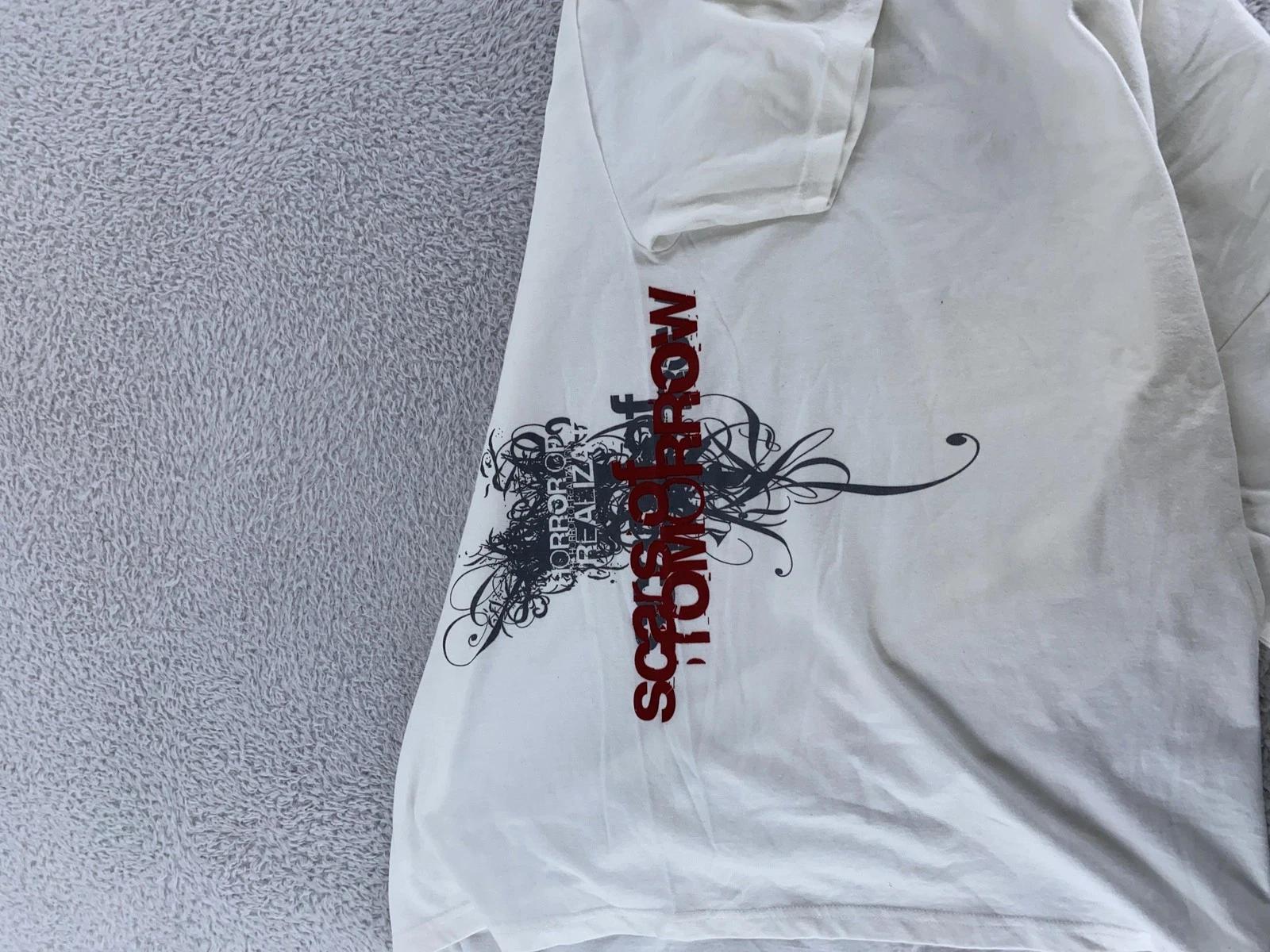 

Футболка Scars of Tomorrow Мужская Размер L Белая С Графикой Группы Хардкор Метал Музыка M