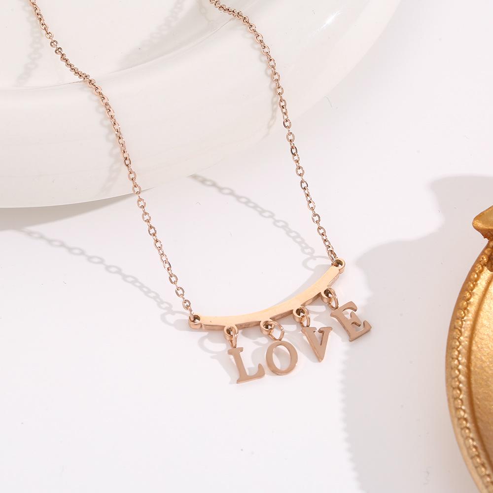 Elegant 18K Plated Titanium Steel Cross Necklace for Women - Light Luxury Clavicle Chain That Resists Fading
