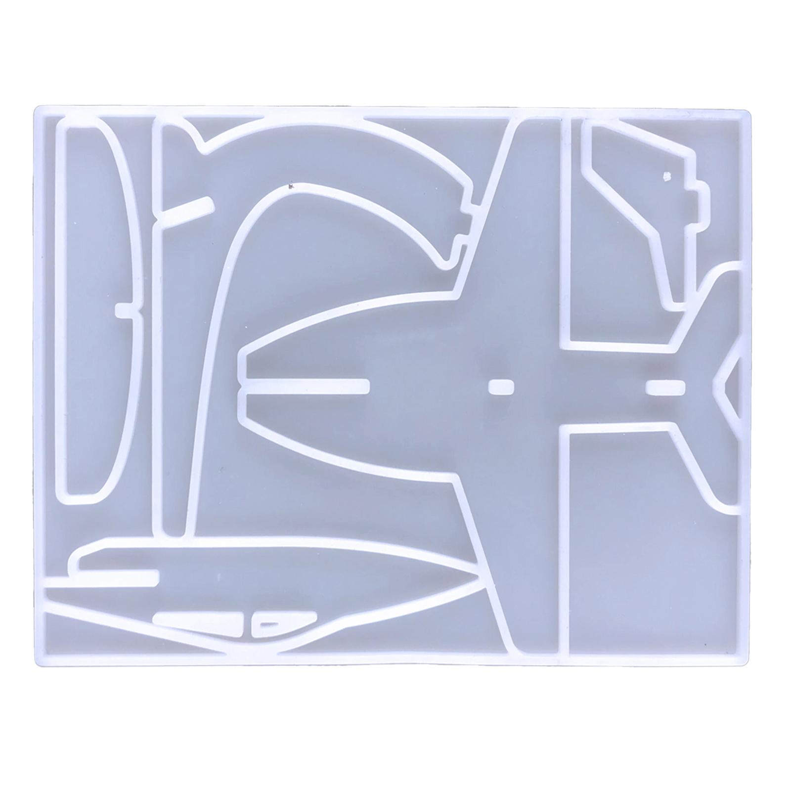 

Модель самолета силиконовая форма собранные украшения для самолетов смоляная литьевая форма DIY ремесла орнамент форма антипригарный прозрачный