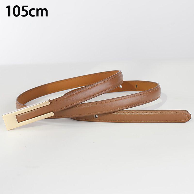 Women Korean Fashionable Thin Waist Strap Metal Accessories Basic Belt Women Casual Porous Adjustable Fashion Belts