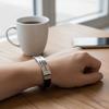 Adjustable Christian Faith Bracelet Black Stainless Steel Inspirational Bracelet  Unisex